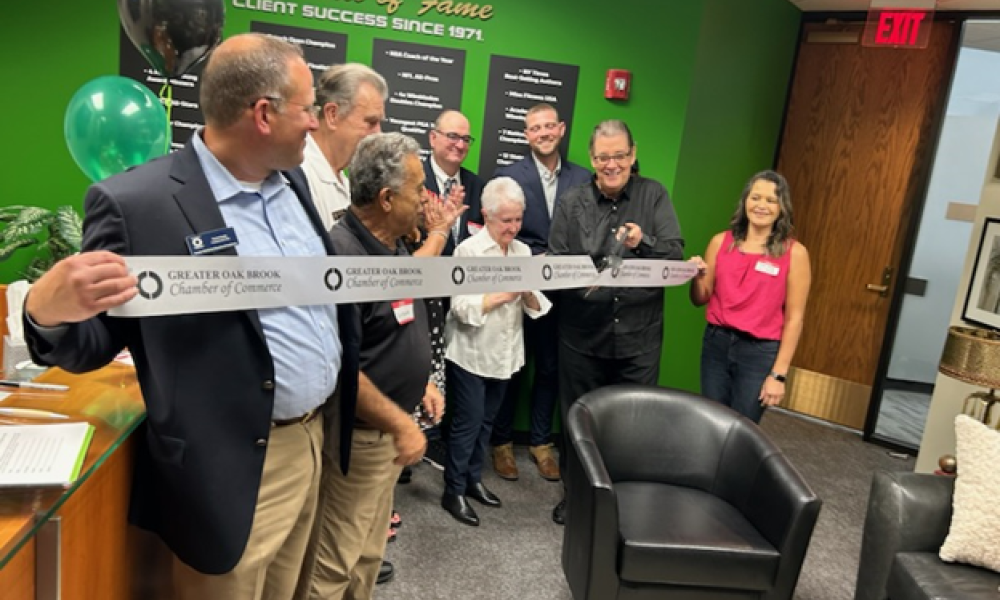 Recent Ribbon Cutting Ceremony at the Oak Brook Chamber